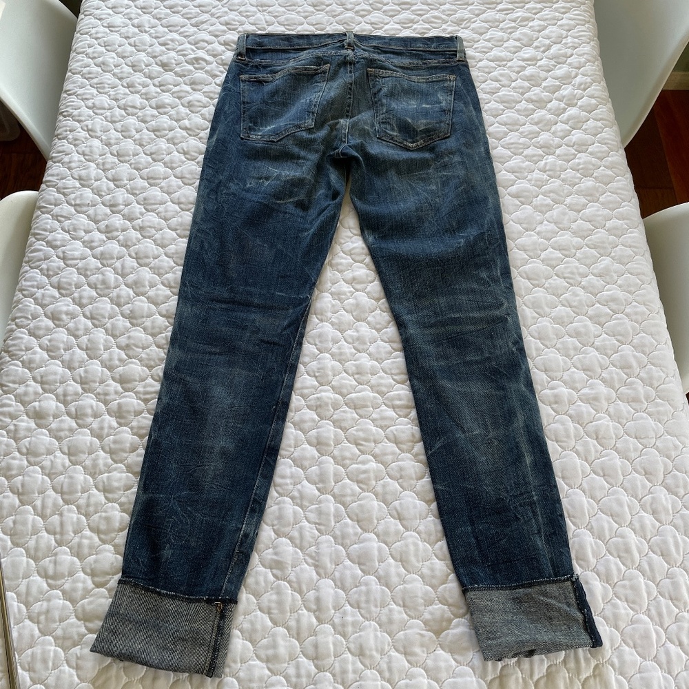 Current-Elliott The Rolled Skinny‎ Write-On Jeans Size 27 - Picture 2 of 9